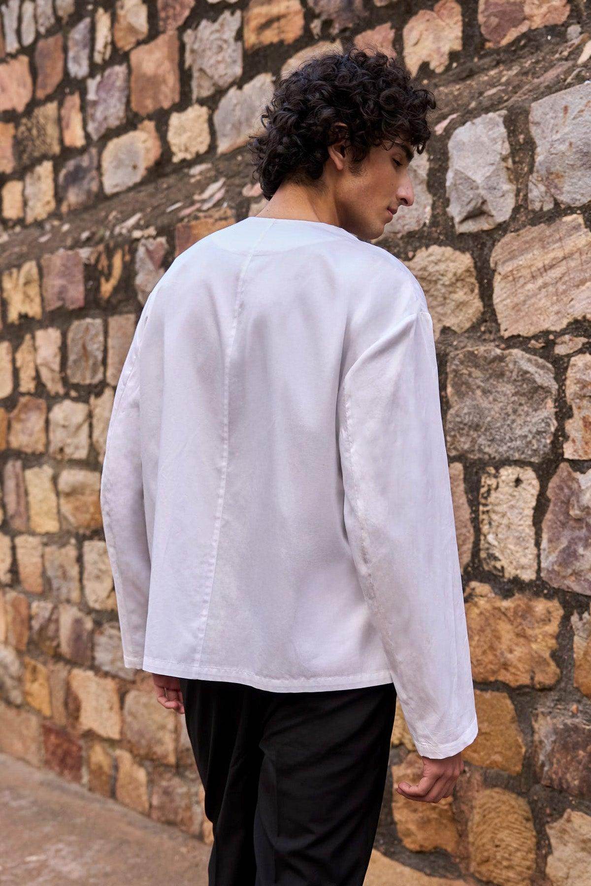 DOUBLE PLACKET SHIRT - dash and dot