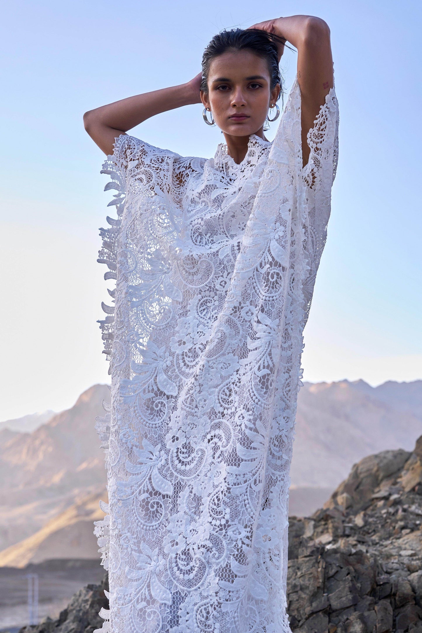 LACE KAFTAN DRESS - dash and dot