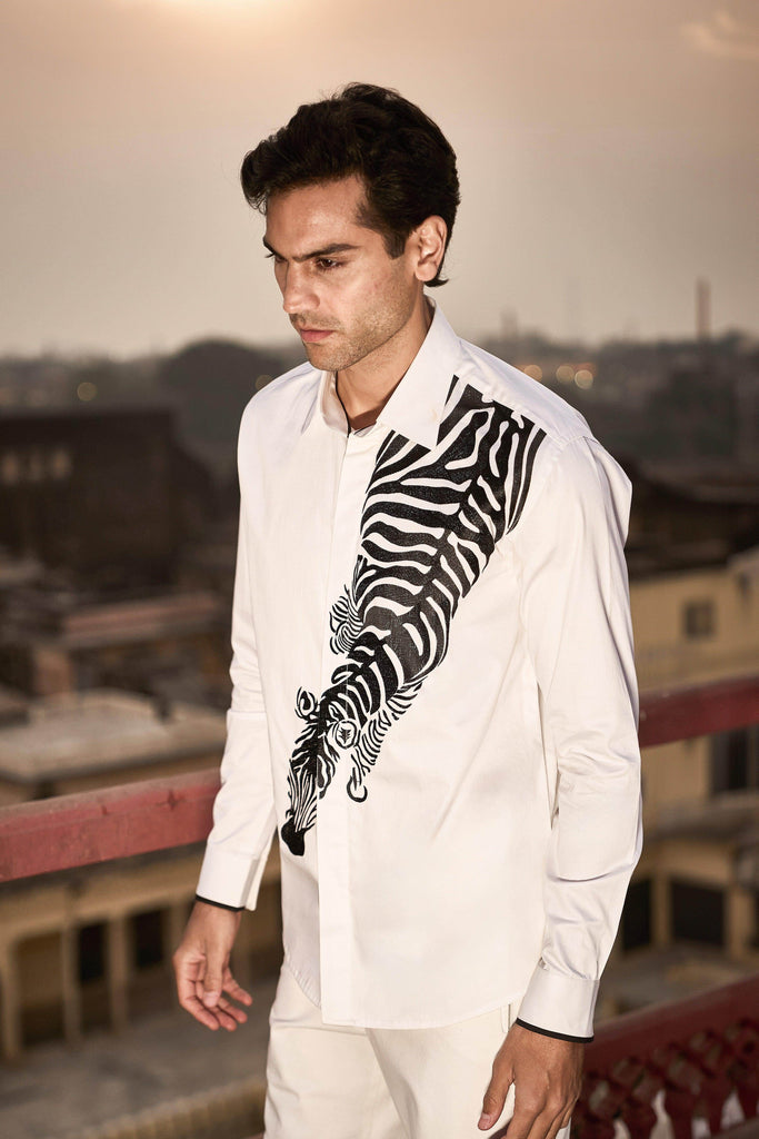 ZEBRA SHIRT - dash and dot dash and dot