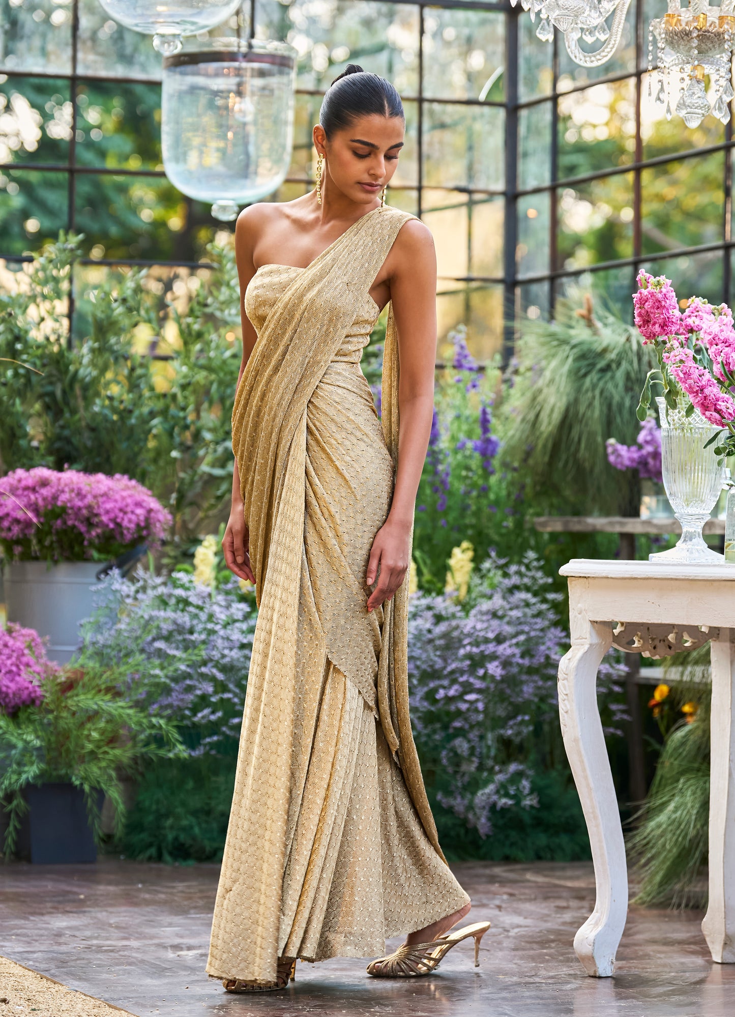 SARI DRAPE GOWN