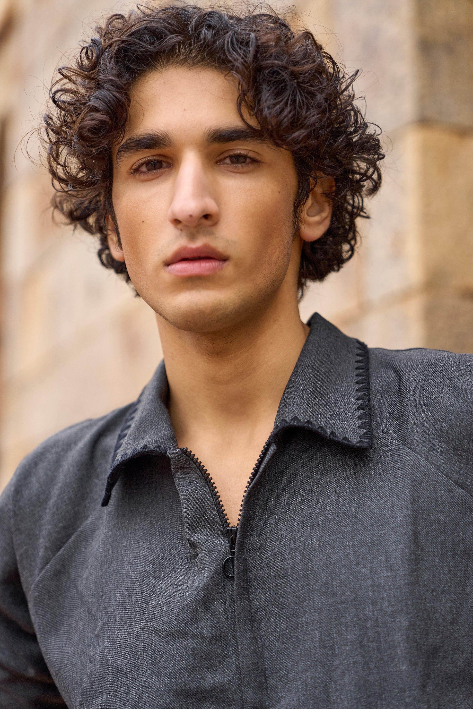 CONTRAST STITCH SHIRT - dash and dot