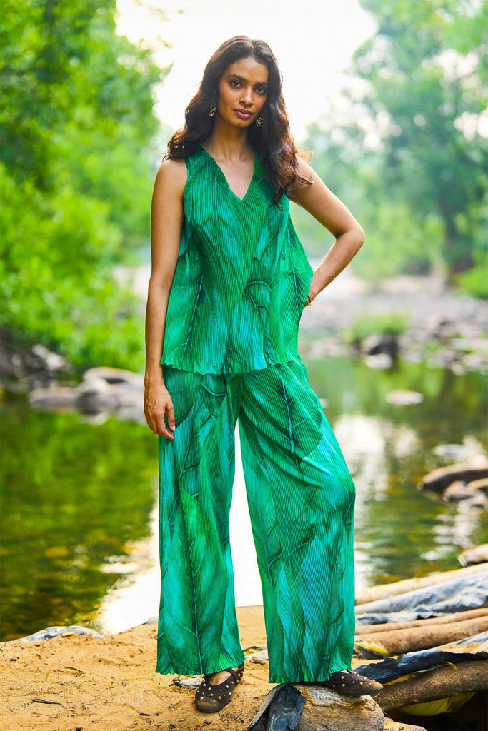 PLATED PRINT PANT - dash and dot dash and dot