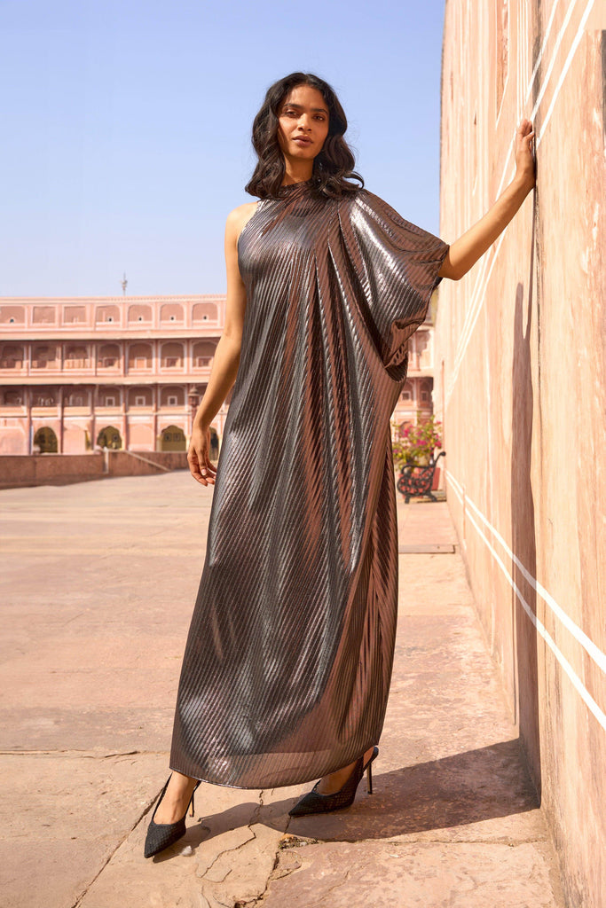 SINGLE SLEEVE KAFTAN DRESS - dash and dot dash and dot