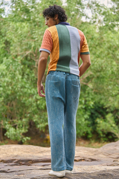 STRIPE BLOCKED POLO - dash and dot