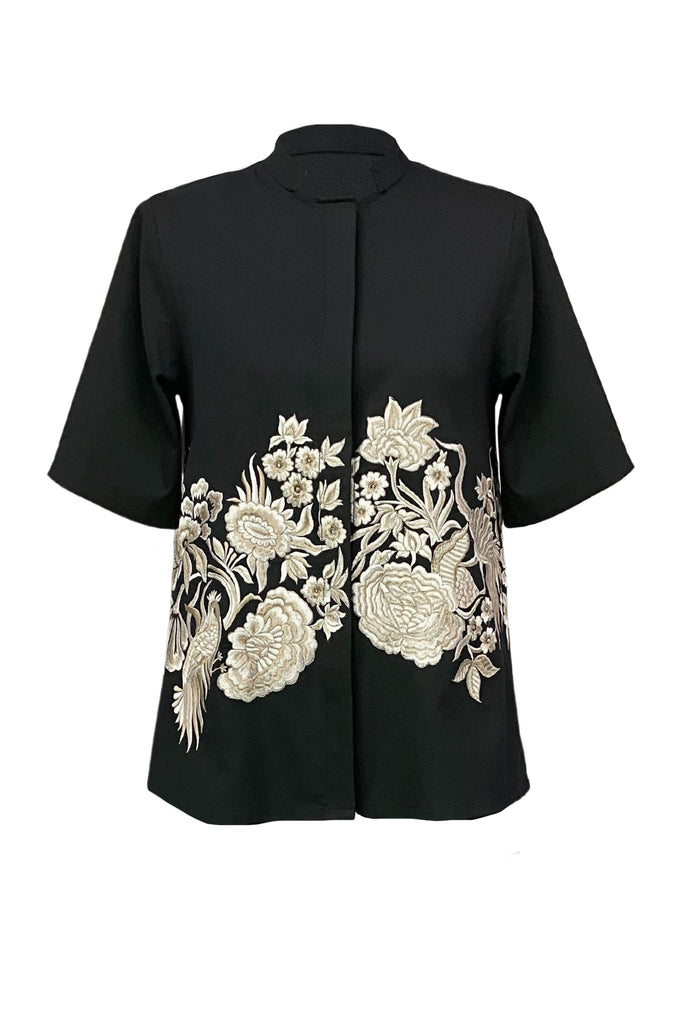 PLACEMENT EMBROIDERED SHIRT - dash and dot dash and dot