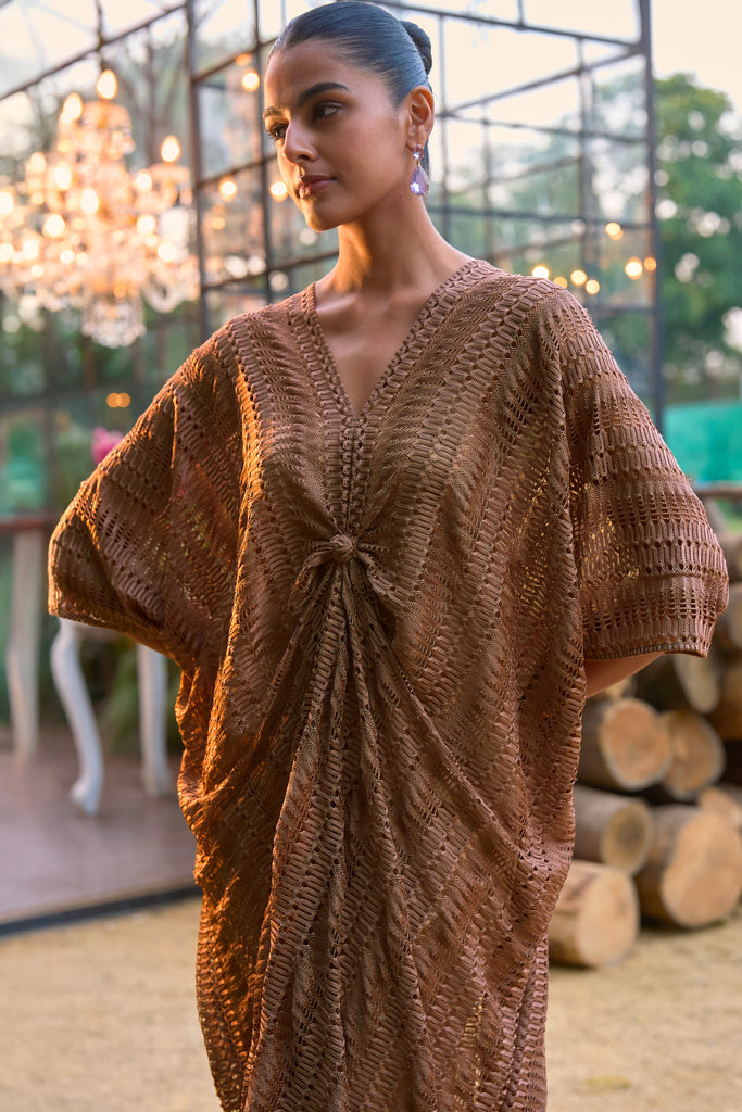 TEXTURED LACE KAFTAN dash and dot