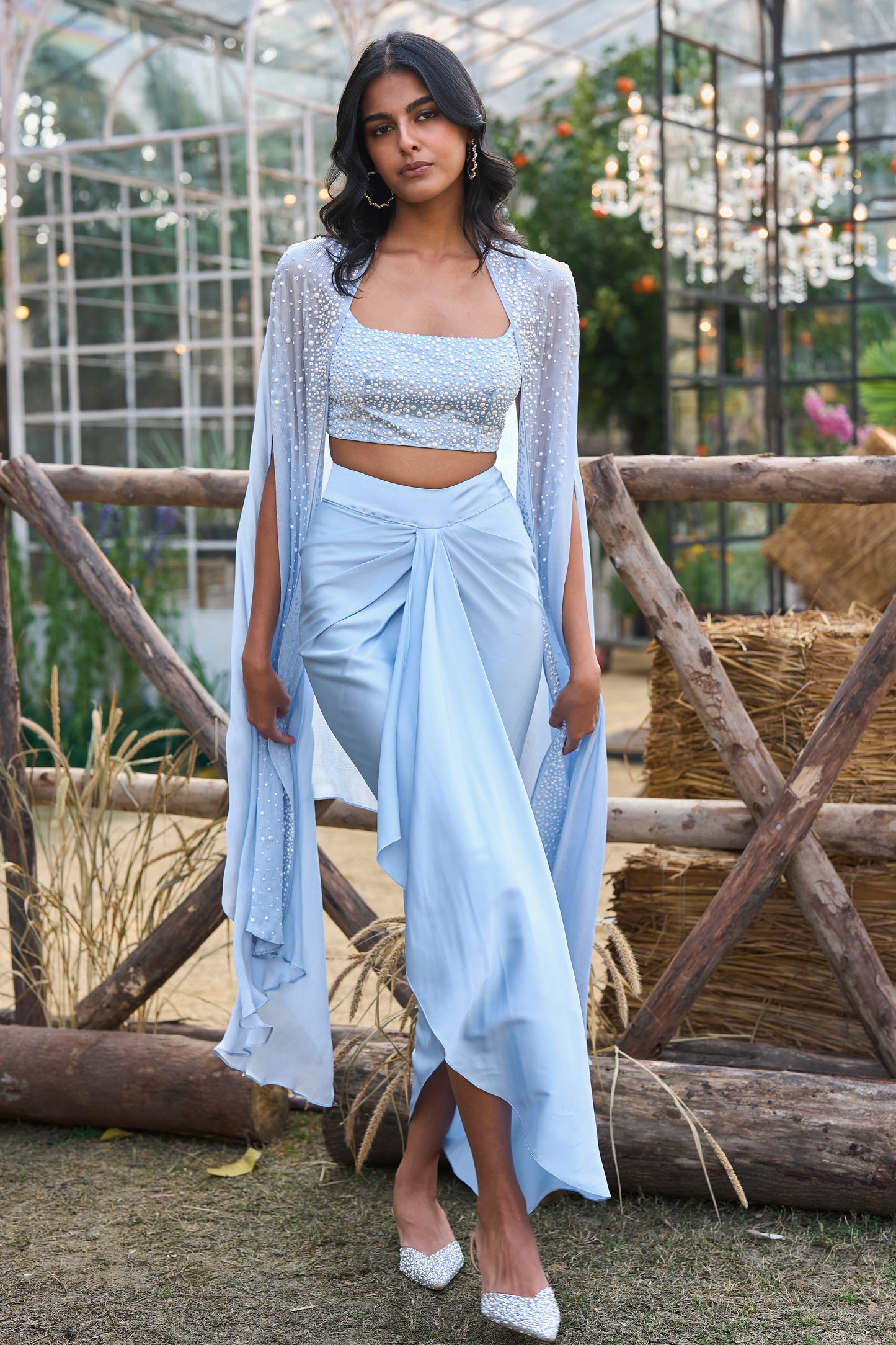 PEARL EMBRODIERED BRALETTE