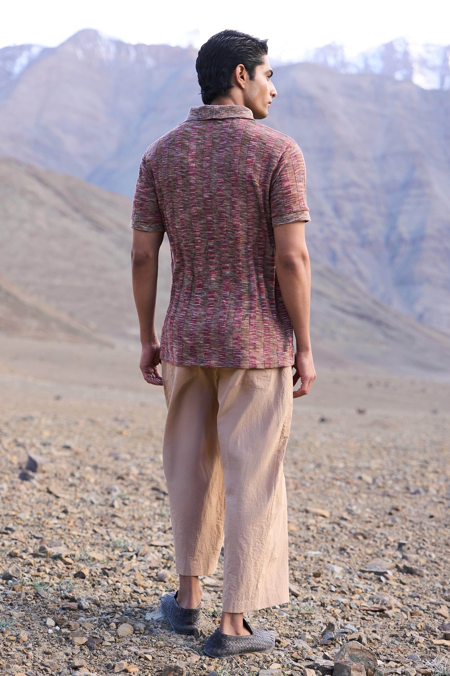 KHAKI POPLIN PANT - dash and dot