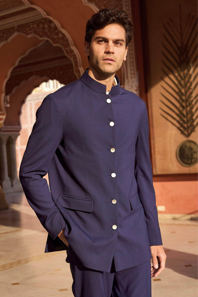 DRAPED PANEL SUIT - dash and dot dash and dot