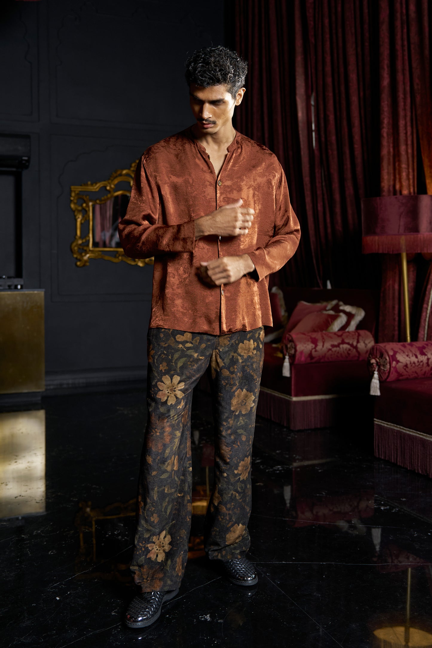 TEXTURED JACQUARD SHIRT