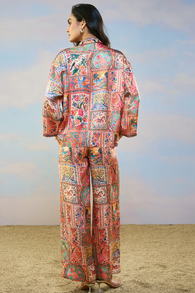 ORNAMENTAL PRINT SHIRT dash and dot