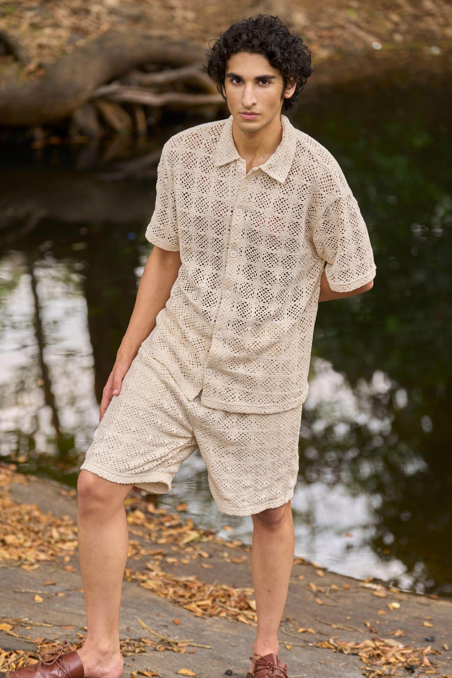 CROCHET SHORTS SET - dash and dot