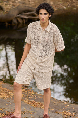 CROCHET SHORTS SET - dash and dot