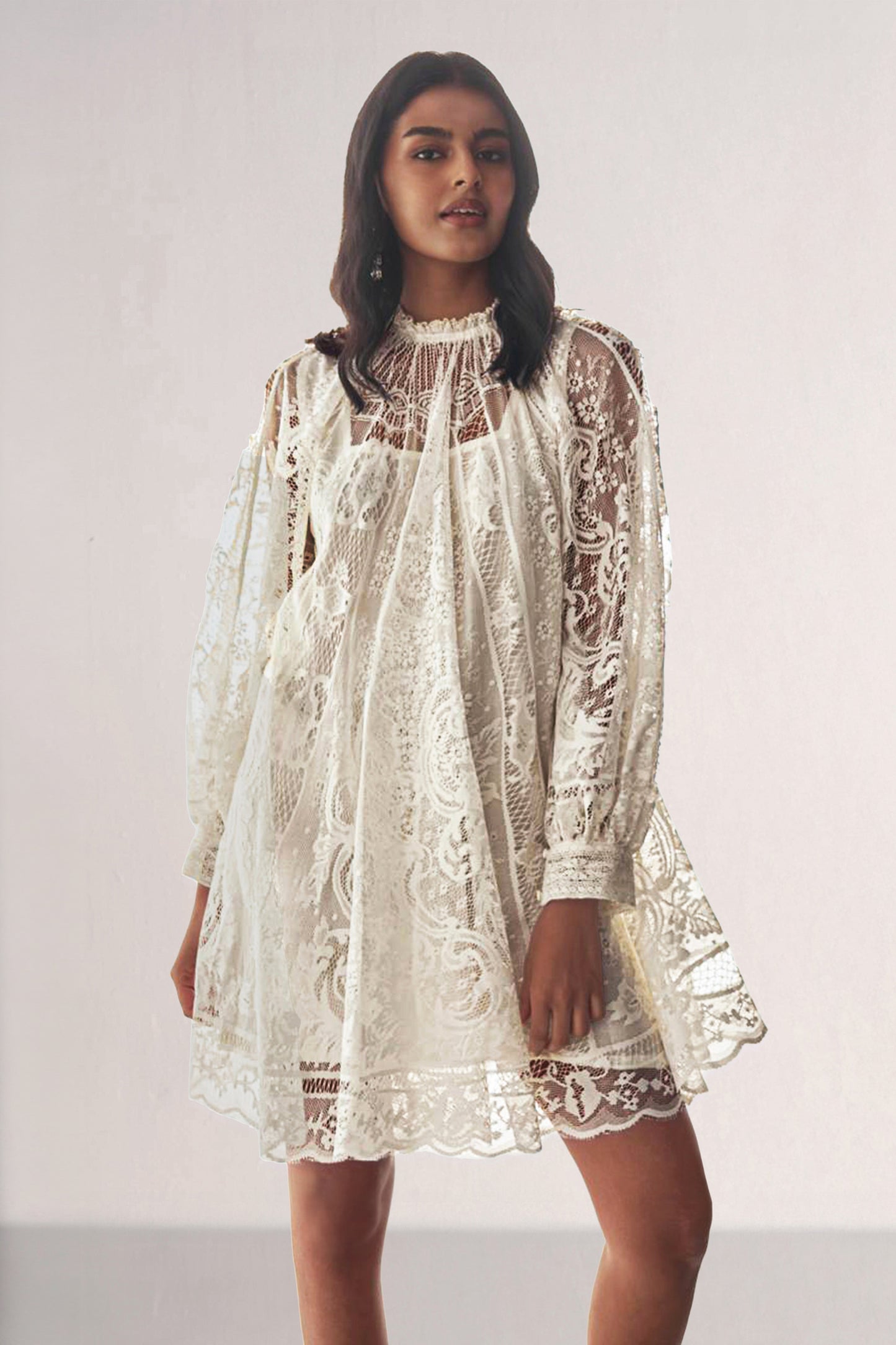 LACE A-LINE MINI