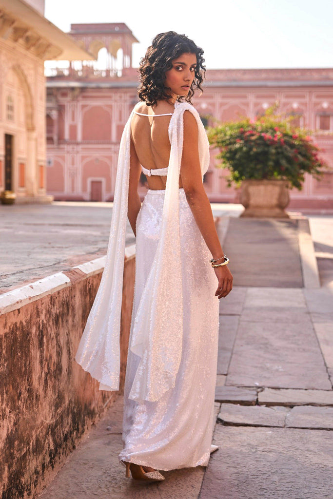 DRAPED SEQUIN SKIRT SET - dash and dot dash and dot