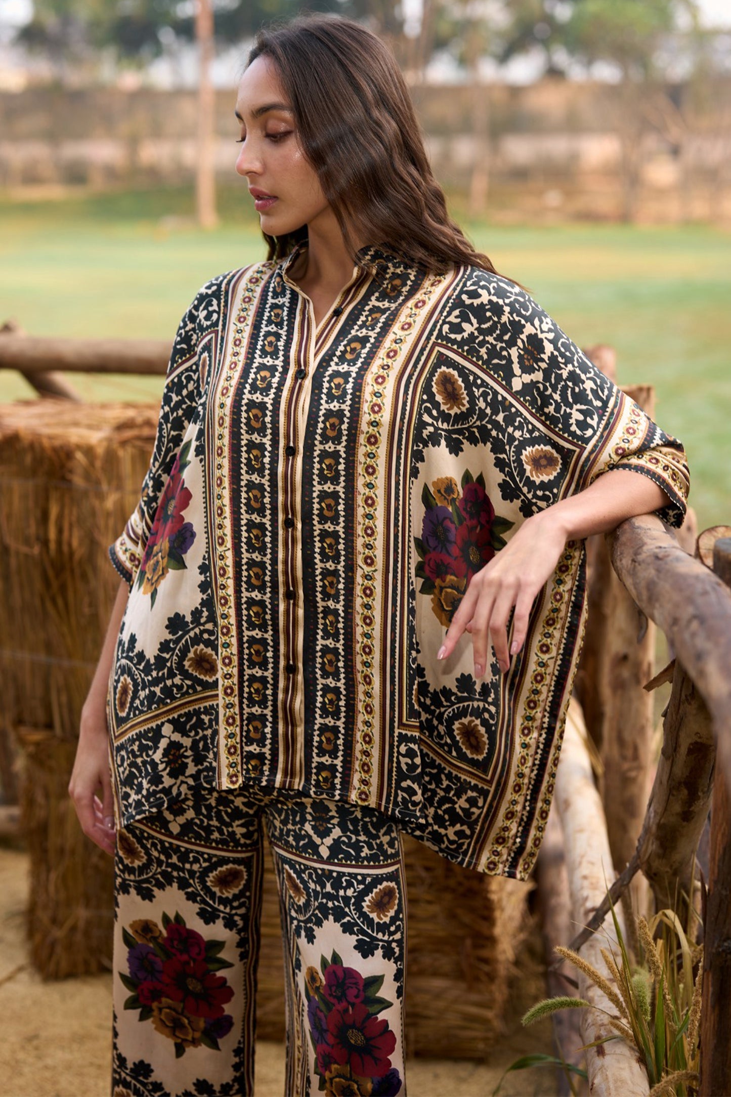 BAROQUE PRINTED BOXY SHIRT