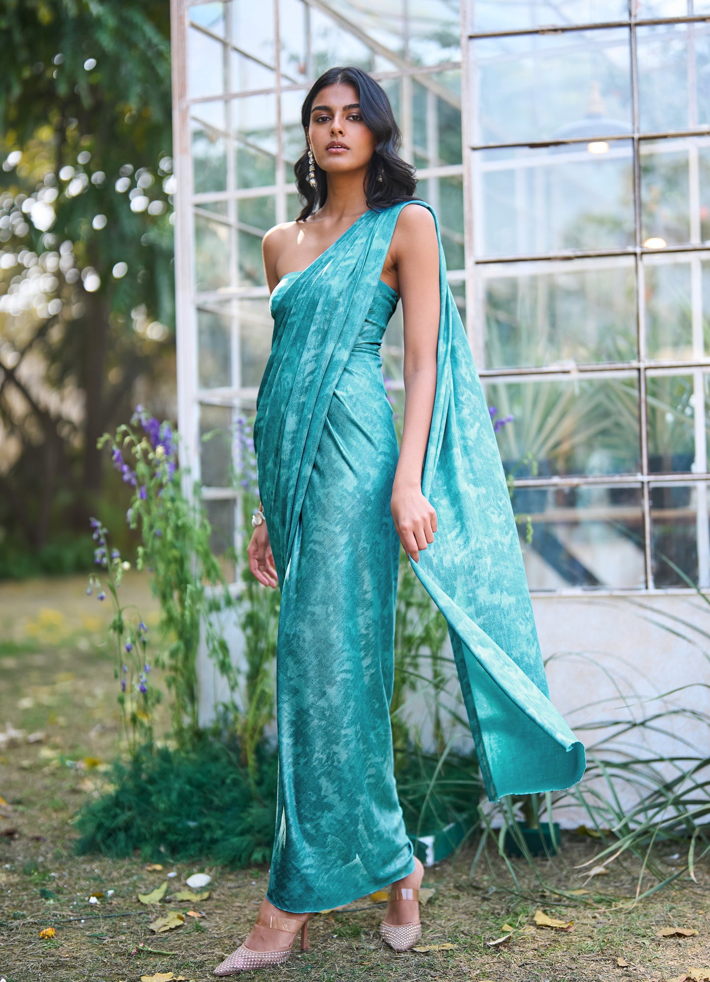 SARI DRAPE GOWN