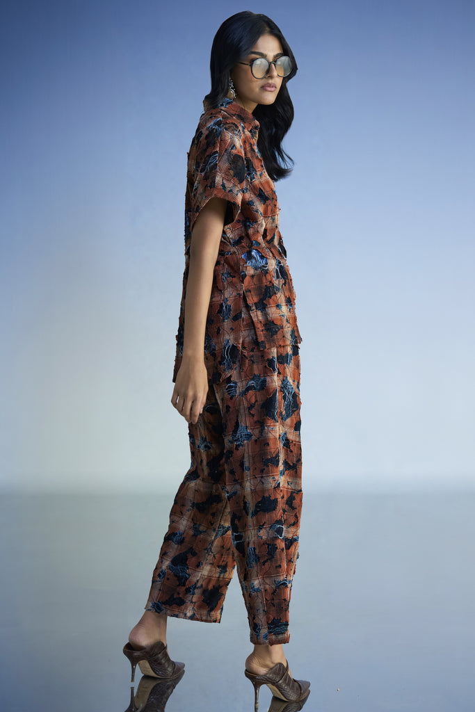 DISTRESSED SHIRT & PANT SET dash and dot