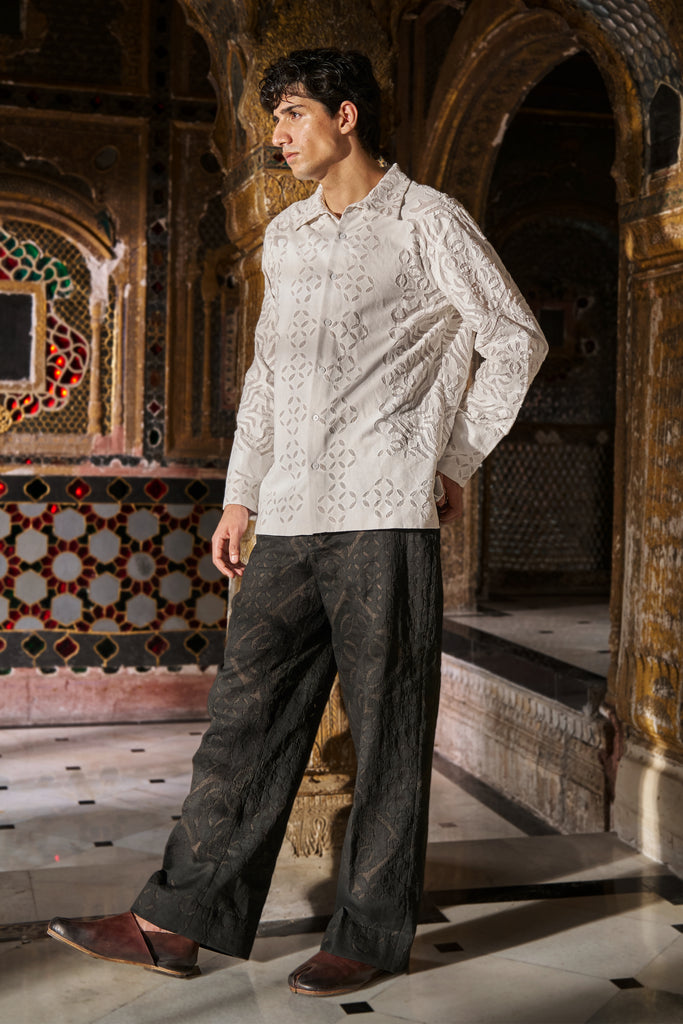 CUTWORK APPLIQUÉ PANT dash and dot