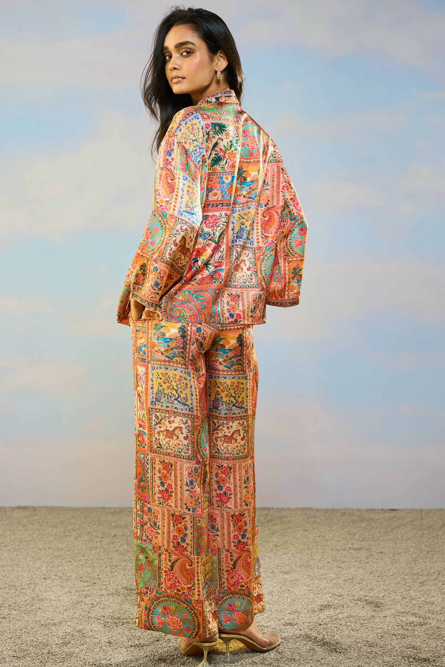 ORNAMENTAL PRINT PANT