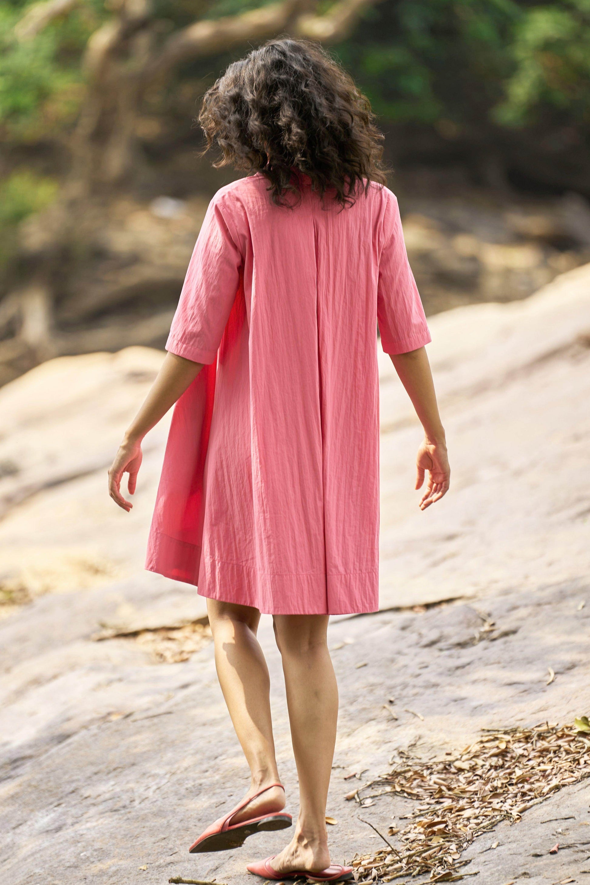 A-LINE SHIRT DRESS - dash and dot