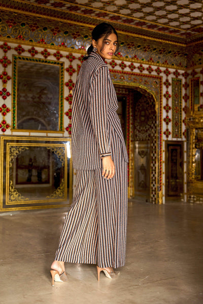 SHIMMER STRIPE KNIT PANT - dash and dot