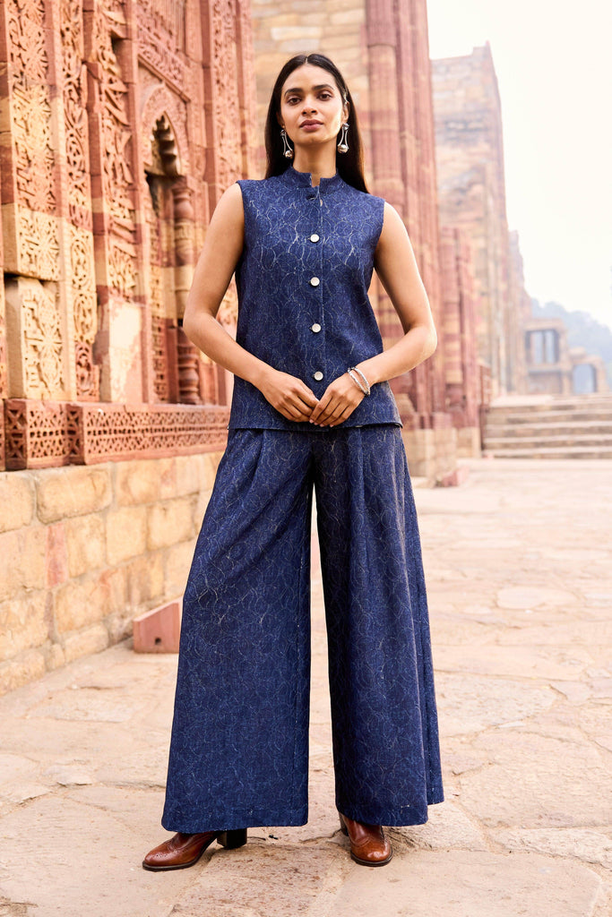 DENIM LACE PANT - dash and dot dash and dot