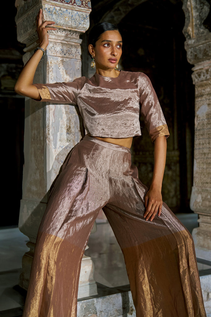 BENARES TISSUE PANT dash and dot