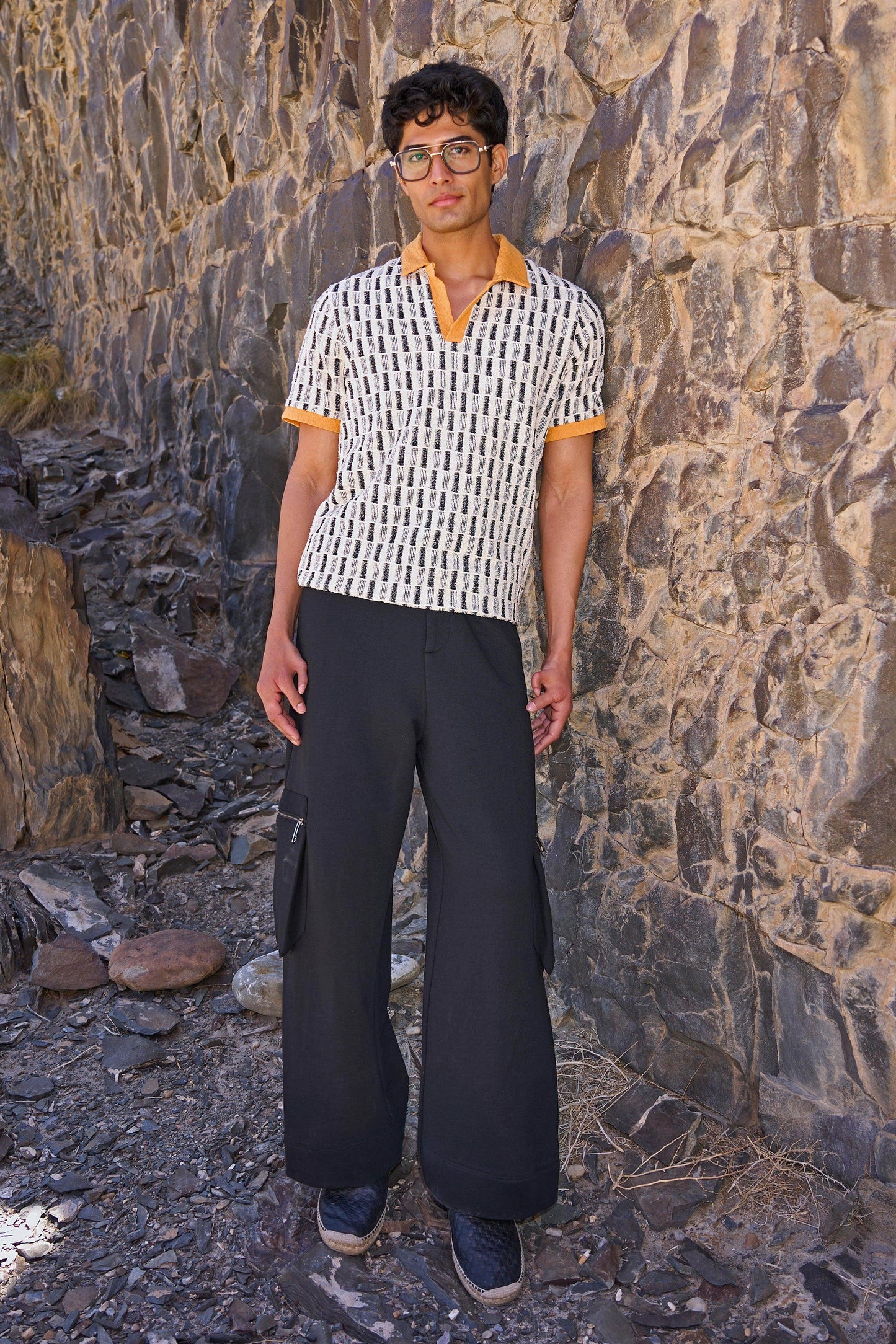 JACQUARD POLO - dash and dot