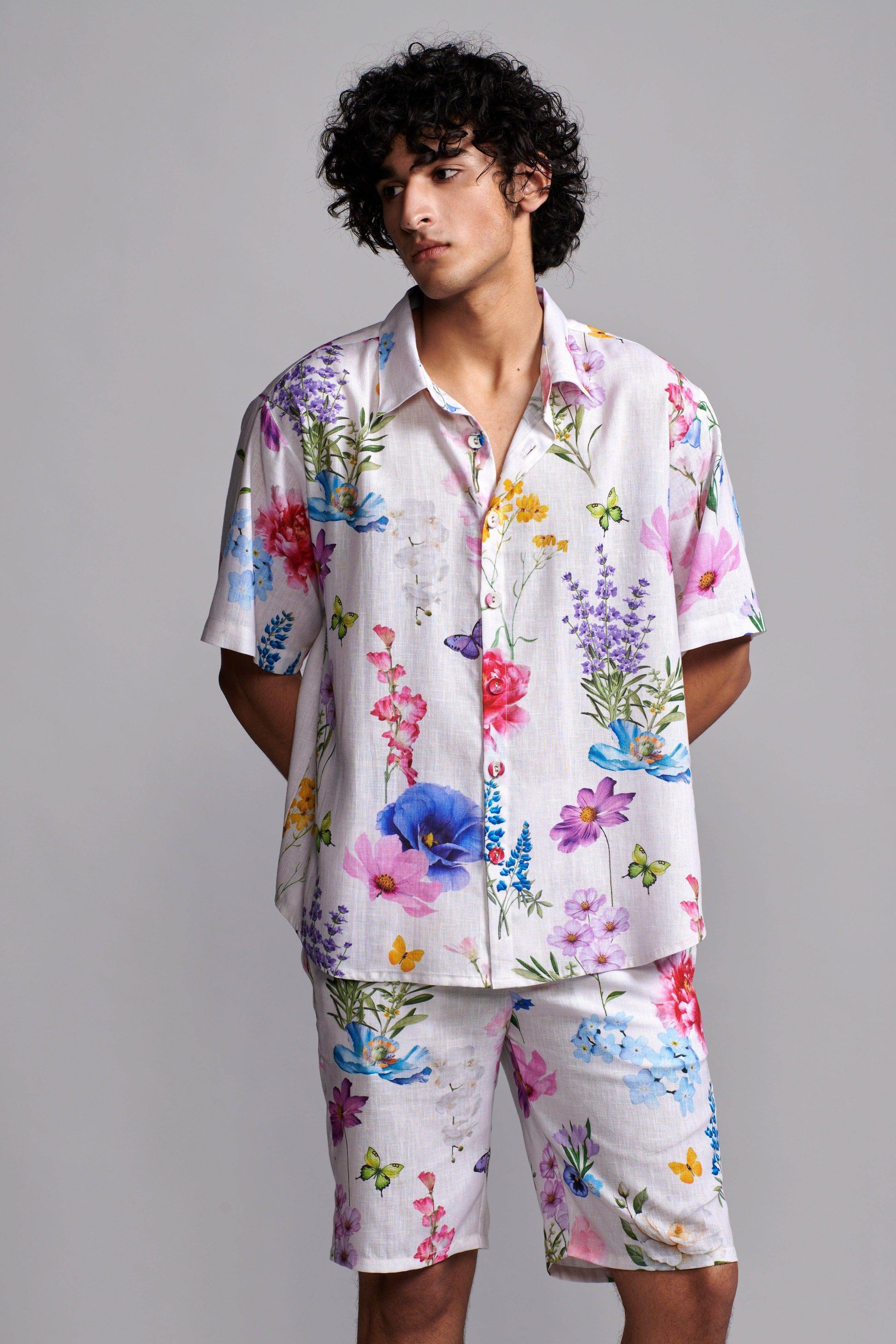 FLORAL SHORTS SET - dash and dot