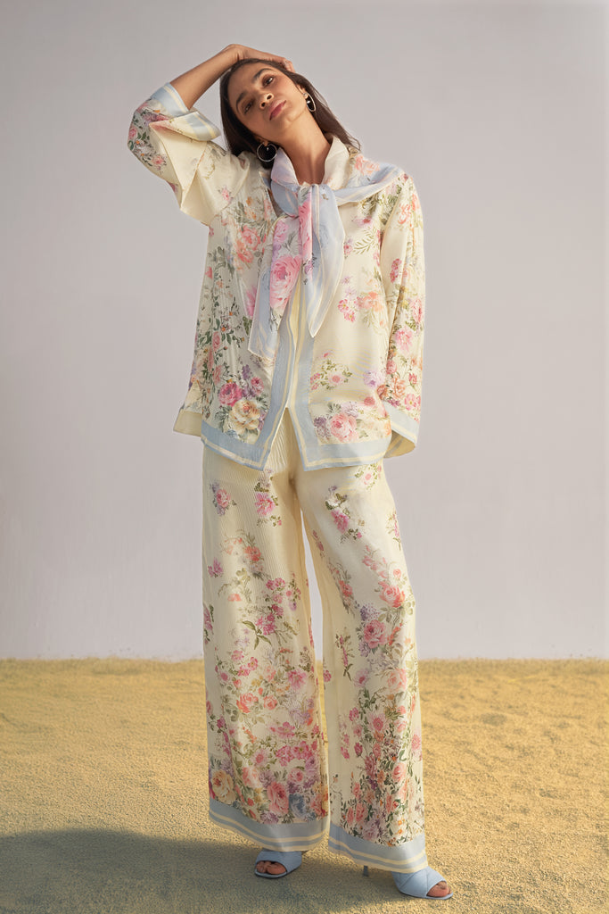 PASTEL FLORAL PRINT SHIRT dash and dot