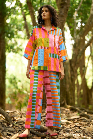 IRREGULAR STRIPE PANT - dash and dot