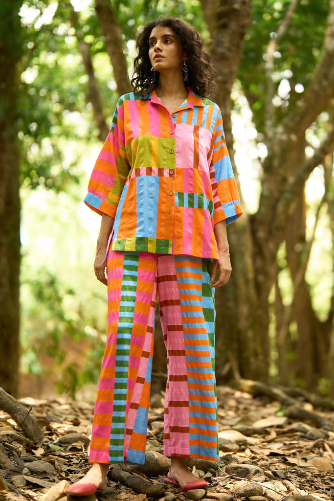 IRREGULAR STRIPE PANT - dash and dot dash and dot