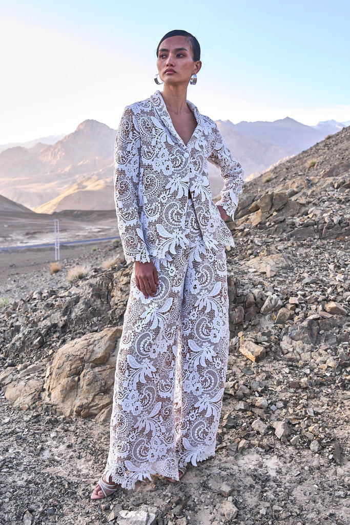 SCALLOPED LACE PANT - dash and dot dash and dot