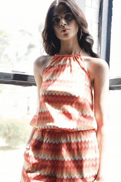 HALTER & SHORTS SET - dash and dot