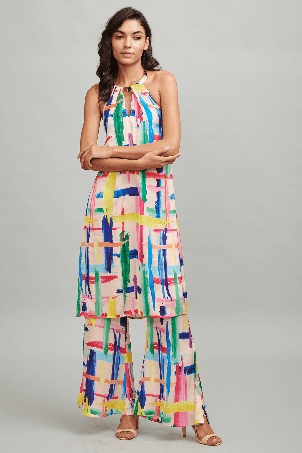 BRUSH STROKE CHOKER TOP - dash and dot