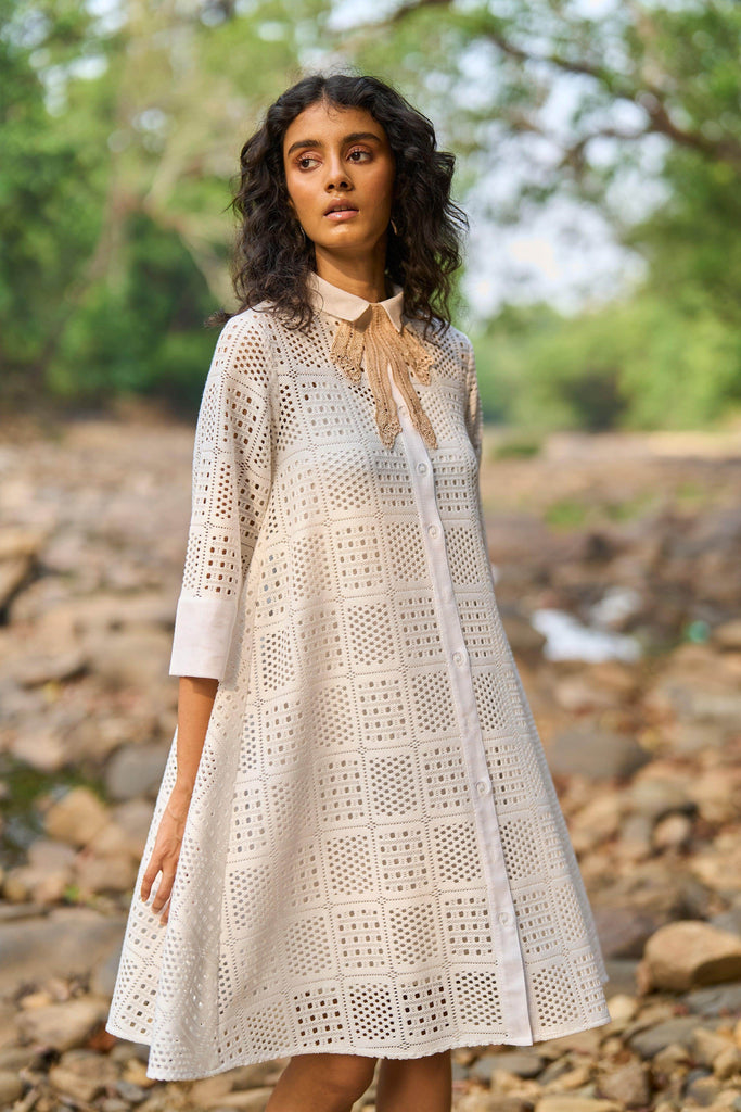 A-LINE LACE DRESS - dash and dot dash and dot