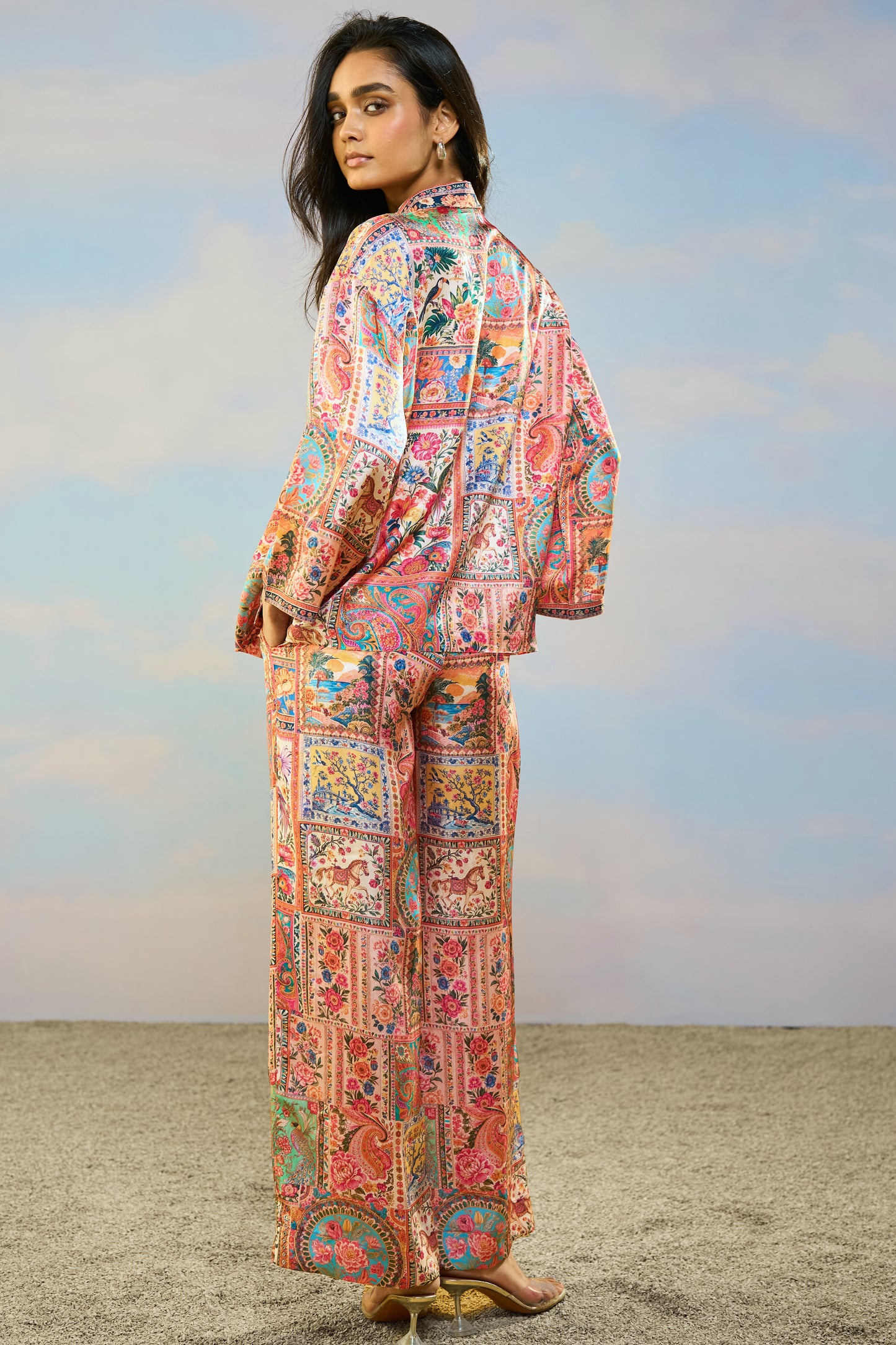ORNAMENTAL PRINT PANT