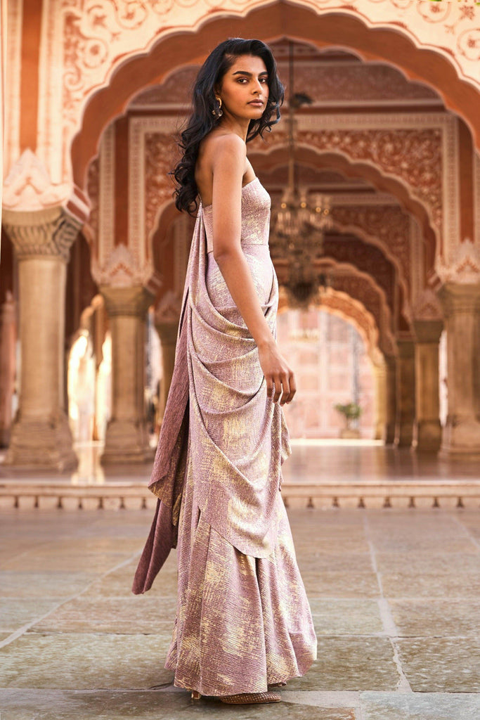 SARI DRAPE GOWN - dash and dot dash and dot