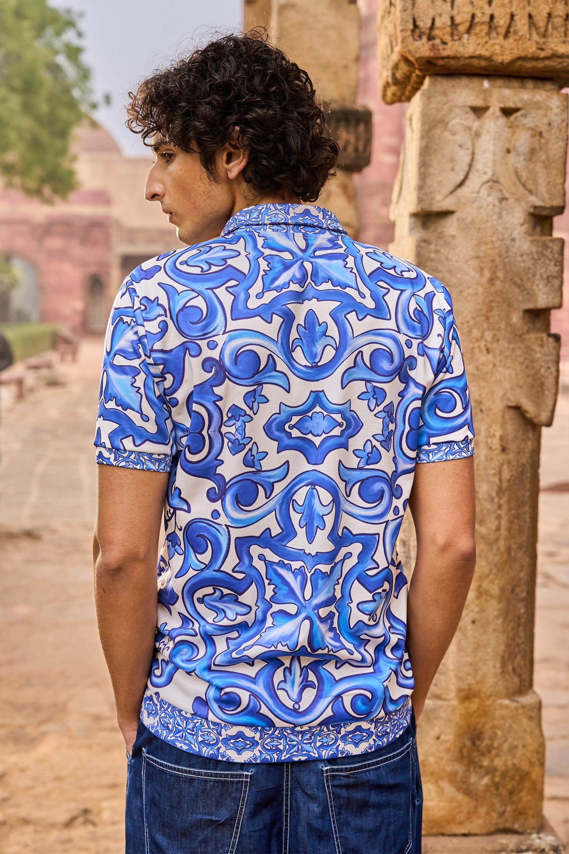 CERAMIC PRINT POLO - dash and dot