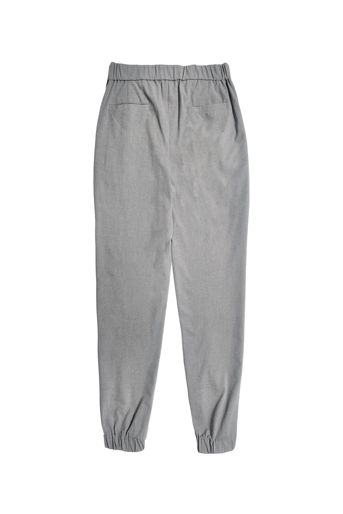 GREY WOVEN JOGGER - dash and dot dash and dot