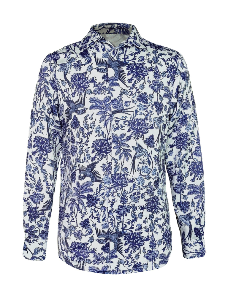 PORCELAIN PRINTED SHIRT - dash and dot dash and dot