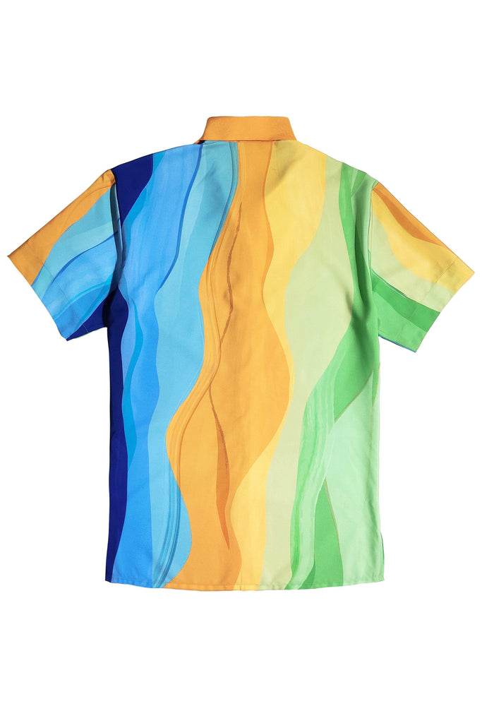 WATERCOLOUR HALF SLEEVE SHIRT - dash and dot dash and dot