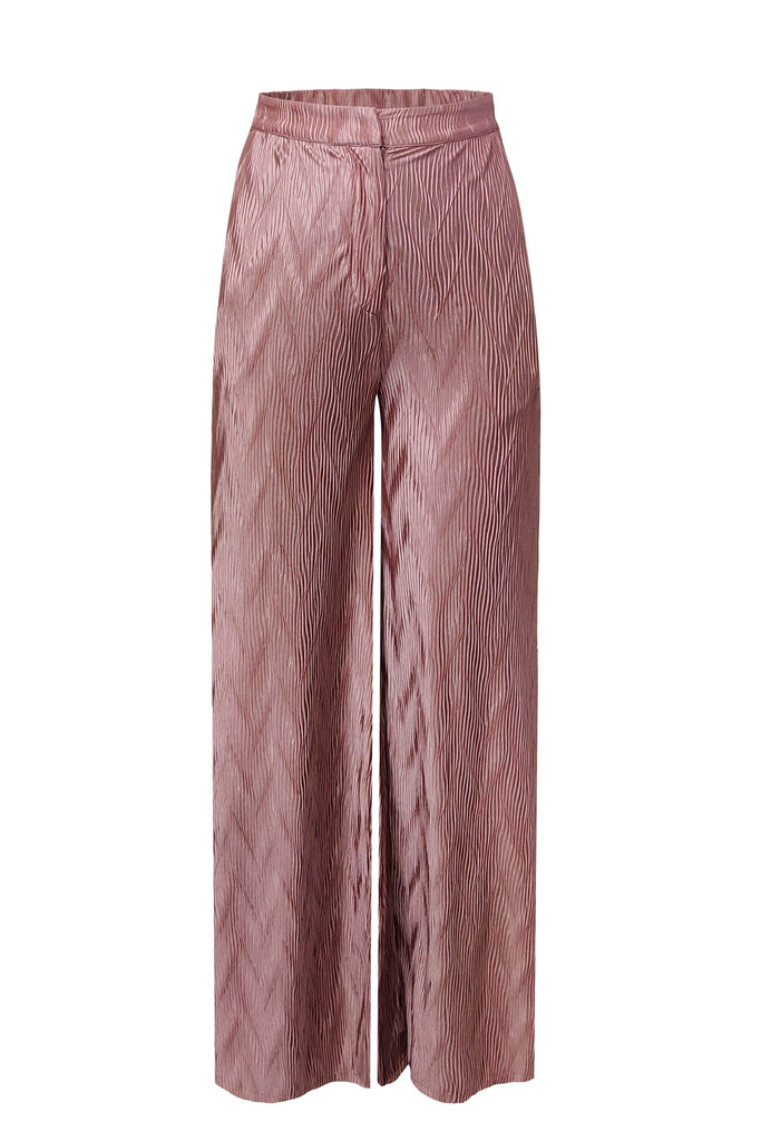 PINK PLEATED PANT - dash and dot dash and dot