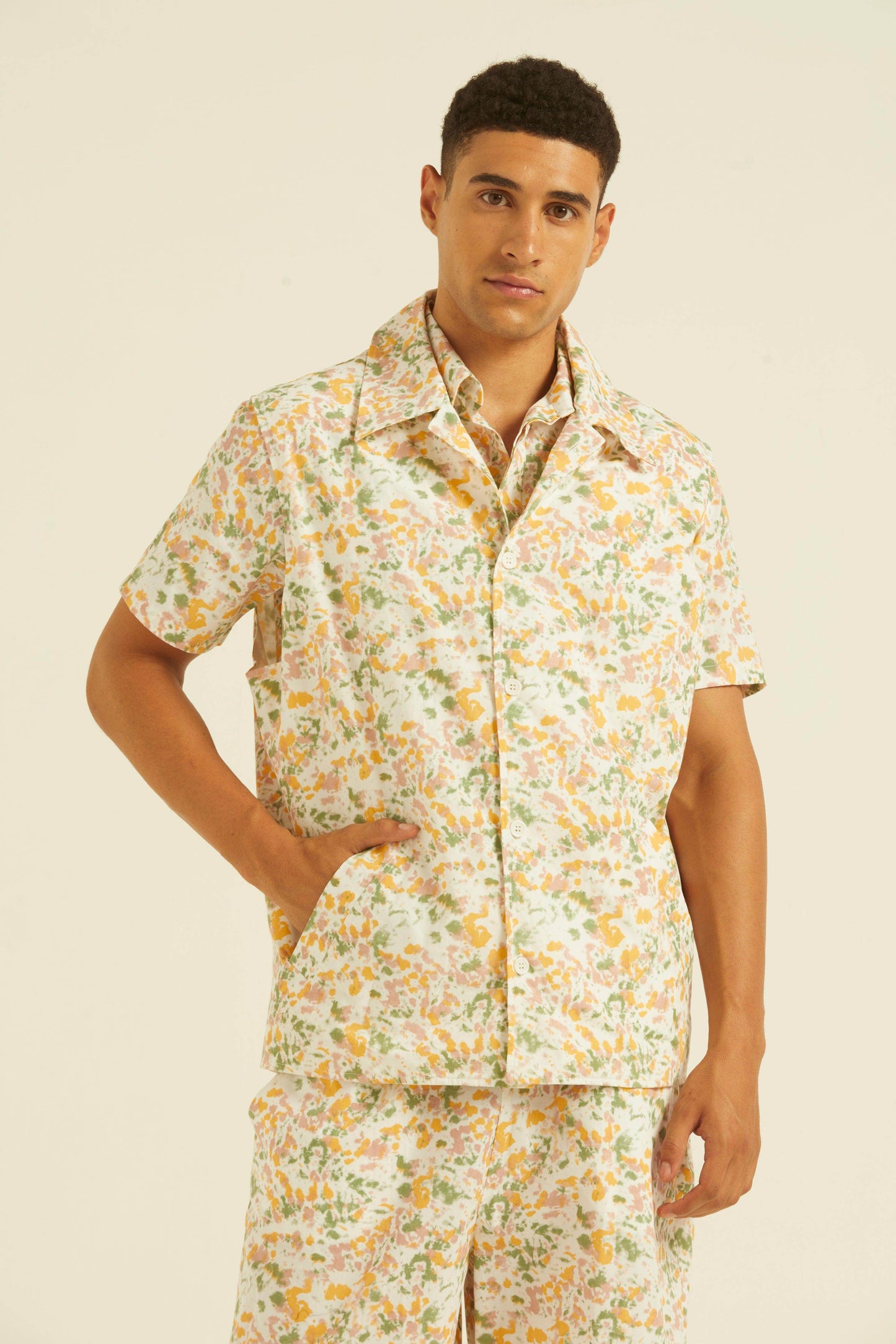 PRINTED SHORTS SHIRT - dash and dot