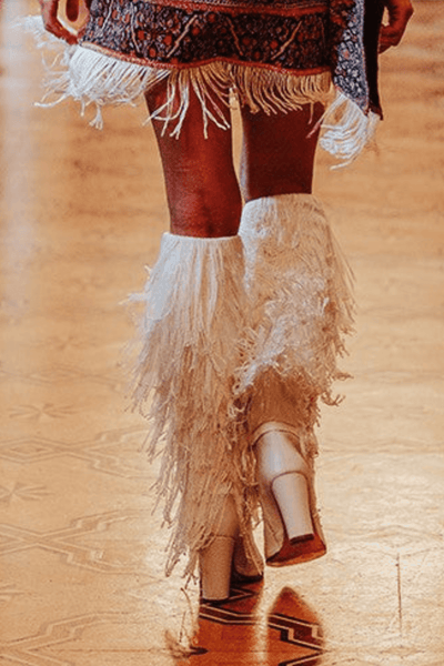 FRINGE LEGWARMERS - dash and dot