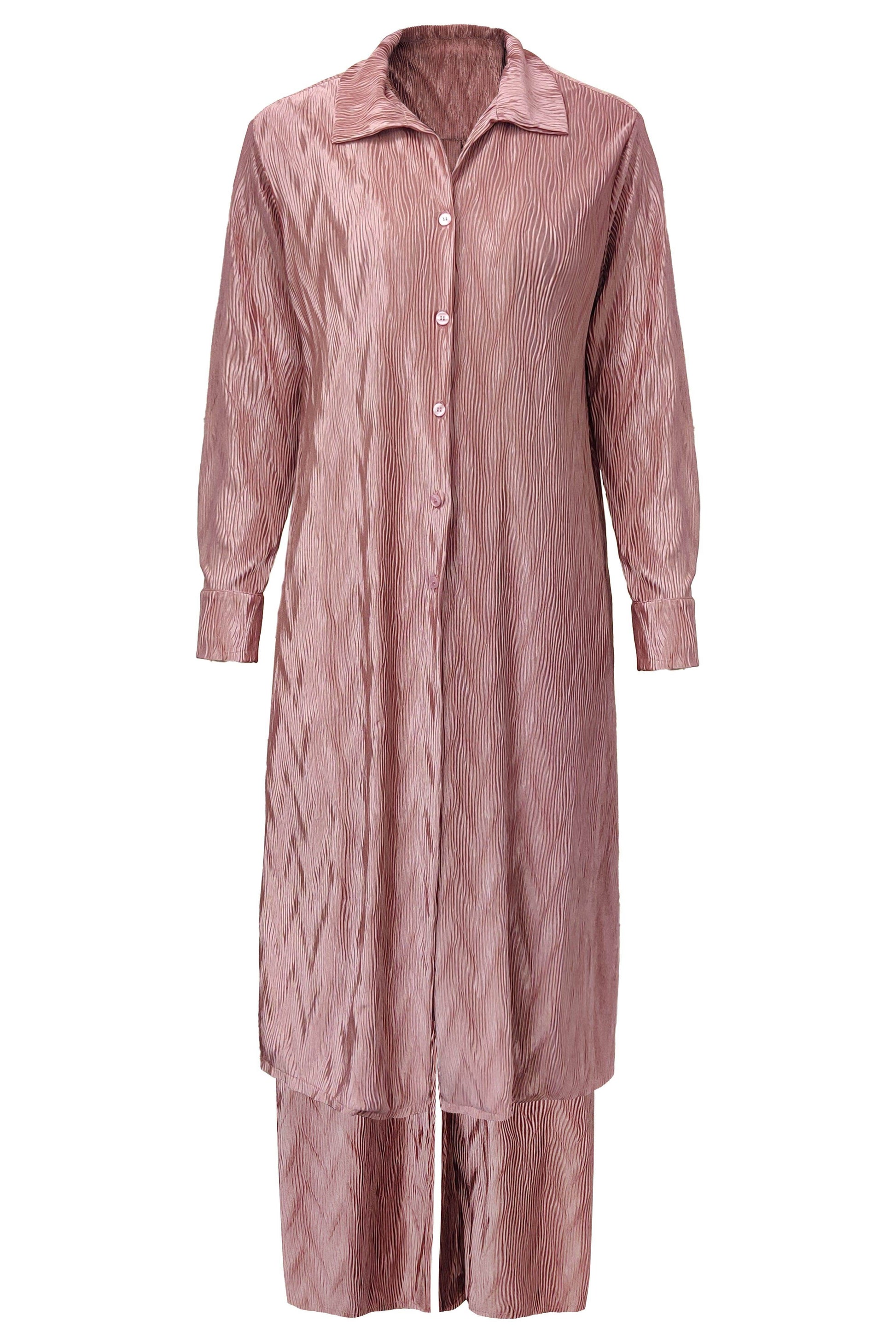 PINK PLEATED PANT - dash and dot