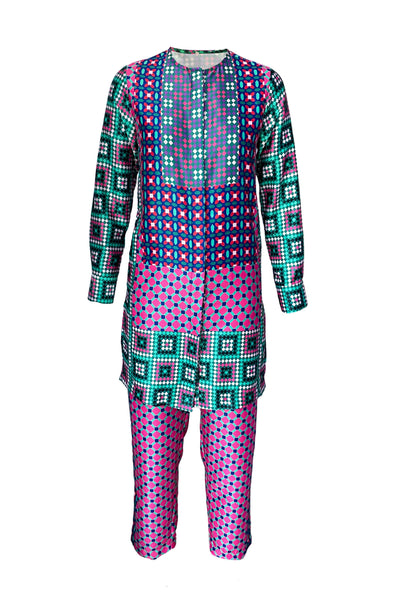 MOROCCAN TILE PRINTED PANT - dash and dot