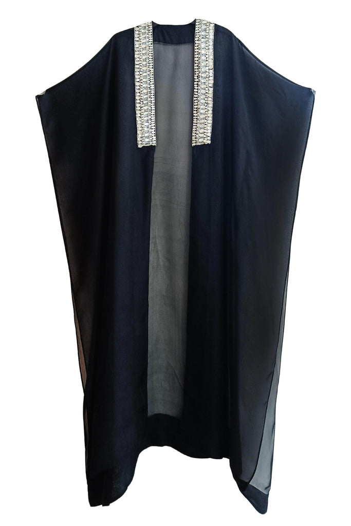 SHELL EMBROIDERED ORGANZA CAPE - dash and dot dash and dot