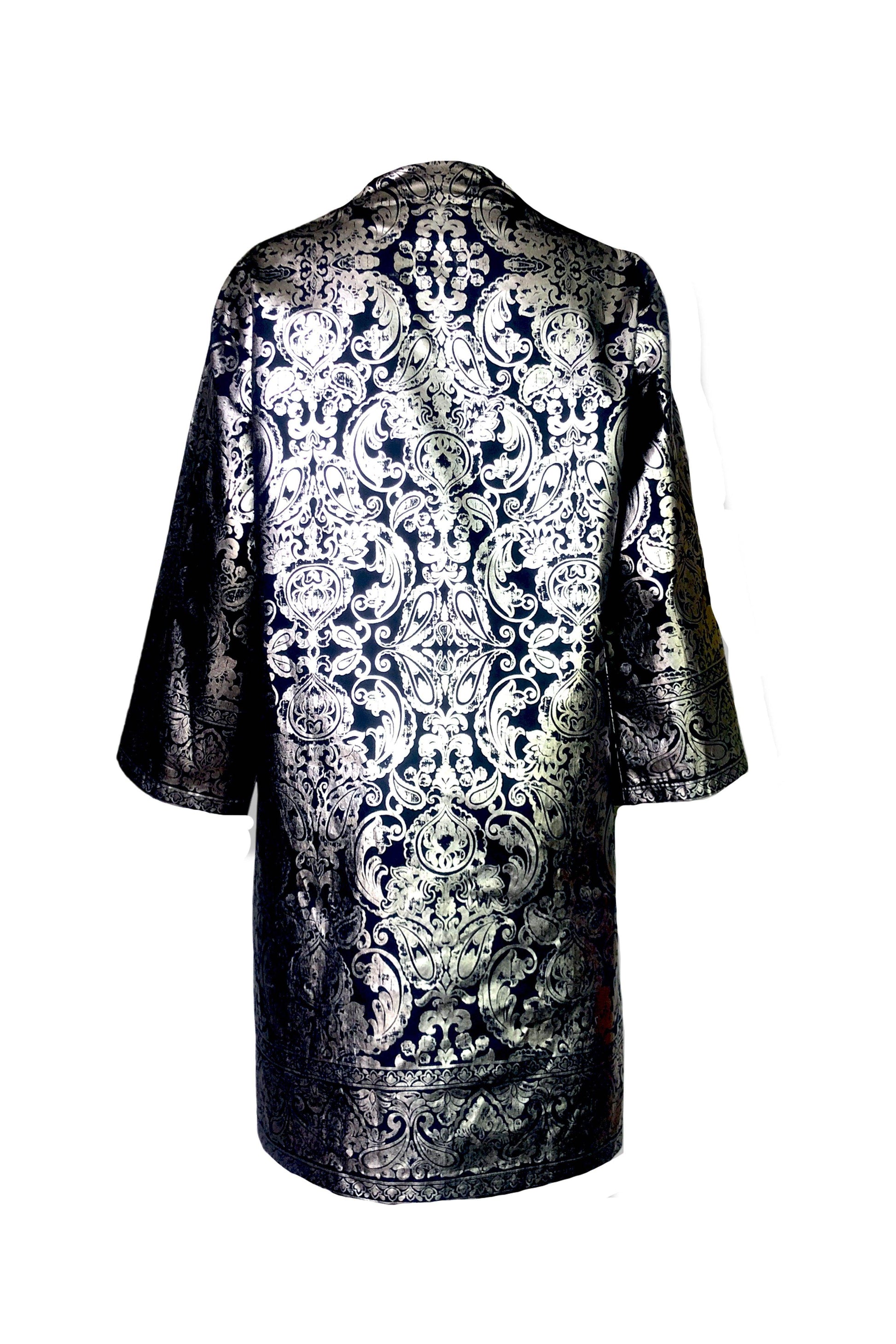 FOIL PRINT SHIRT DRESS - dash and dot